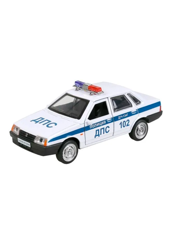Инерционная металлическая модель ТехноПарк Lada 21099 Спутник, 12 см