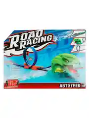 Автотрек со змеей Технопарк Road Racing, пластик