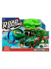 Автотрек со змеей Технопарк Road Racing, пластик
