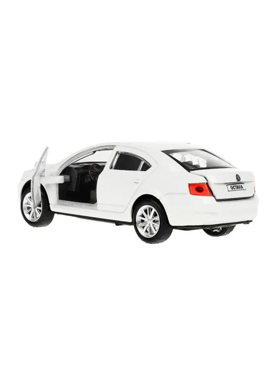 Инерционная металлическая модель Технопарк Skoda Octavia, 12 см