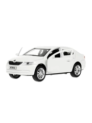 Инерционная металлическая модель Технопарк Skoda Octavia, 12 см