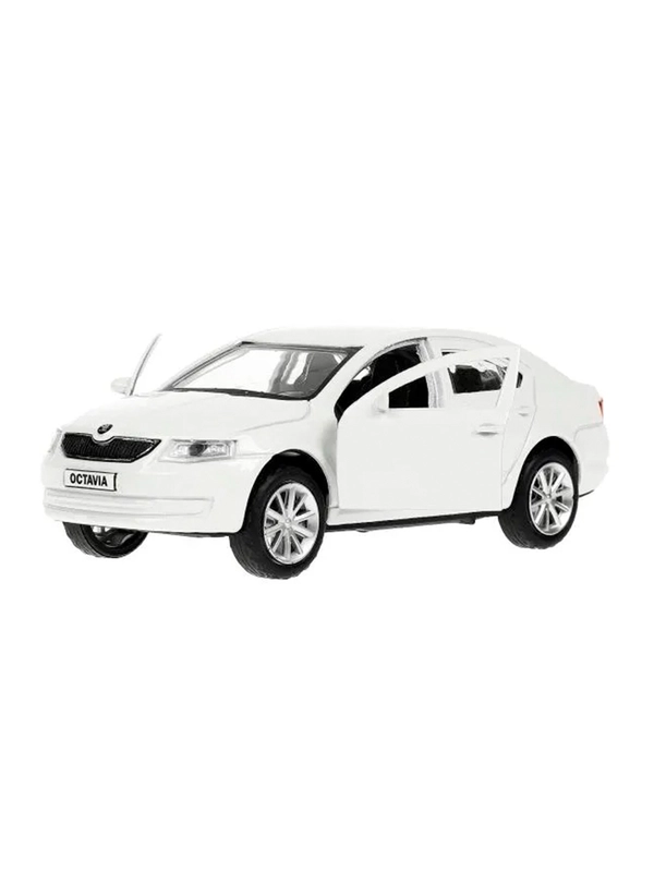 Инерционная металлическая модель Технопарк Skoda Octavia, 12 см