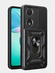 Черный чехол противоударный kick с защитой камеры для Honor 90