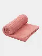 Пастельно-коралловый плед-покрывало "Ананас", кубик