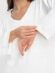 Белый пижама женская, брюки и рубашка, домашний комплект
