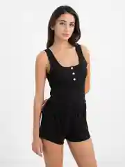 Черный пижама женская шорты и топ