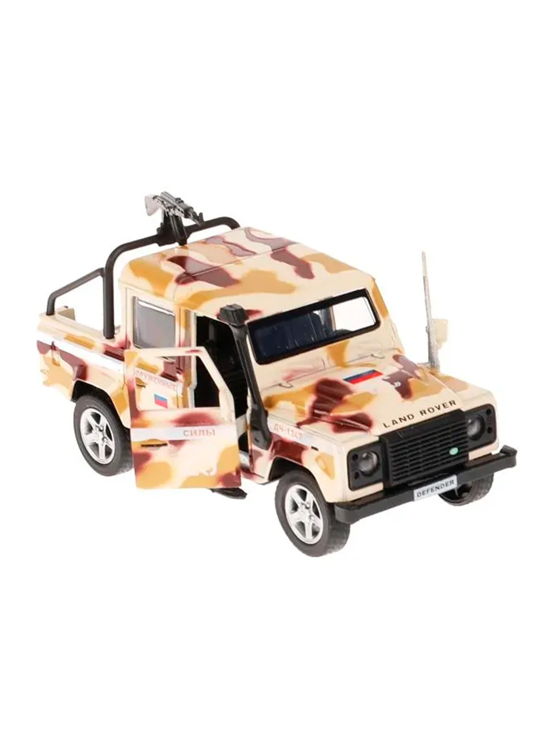 Металлическая модель ТехноПарк Land Rover Defender 110 Pick-up, 12 см