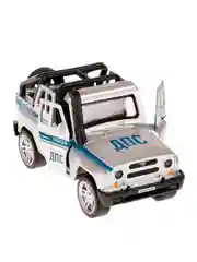 Металлическая инерционная модель ТехноПарк УАЗ Hunter. Полиция, 11,5 см