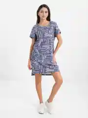 Индиго туника женская, легкая,  LILIANS