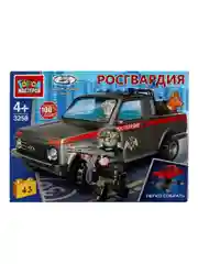 Конструктор Город мастеров Росгвардия Lada 4х4 пикап, 43 детали