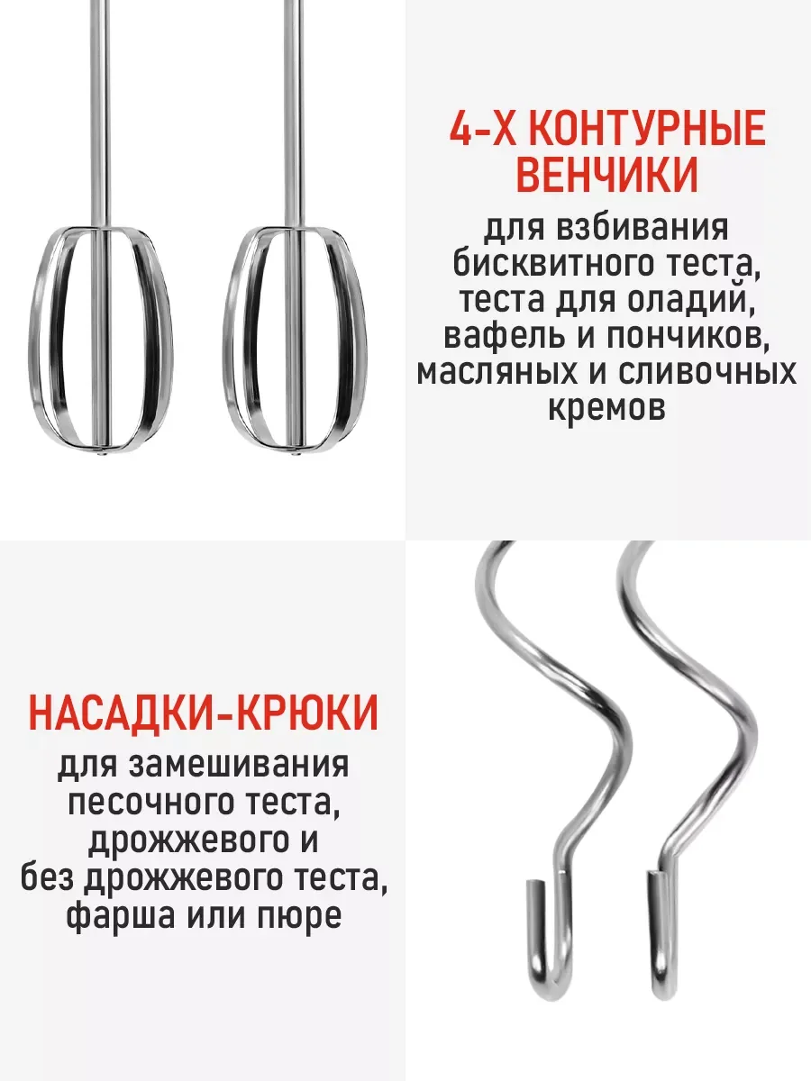 Черный миксер CHEF PRO CF-MX1300A черный жемчуг