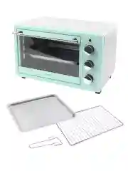 Бирюзовый духовой шкаф LUMME LU-EO1715A/1800 Вт/ Объем: 30 л/ 4 нагревательных элемента/ 3 режима