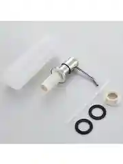 Серый металлик дозатор врезной Ledeme L405