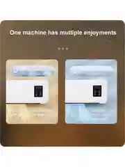 Белый тепловентилятор, обогреватель настенный