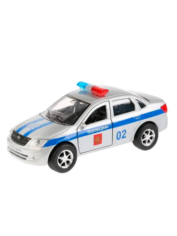 Машина металлическая Технопарк "LADA granta. Полиция", 12 см
