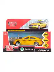 Машинка ТехноПарк "Skoda Octavia Такси", 12 см