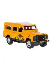 Коллекционная металлическая машина Технопарк Land Rover Defender Сафари, длина 12 см