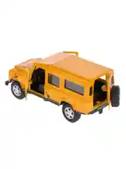 Коллекционная металлическая машина Технопарк Land Rover Defender Сафари, длина 12 см