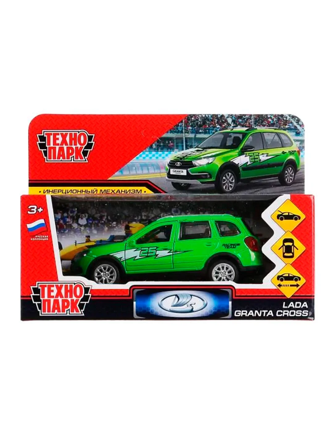 Металлическая модель ТехноПаркLada Granta Cross. Спорт, 12 см