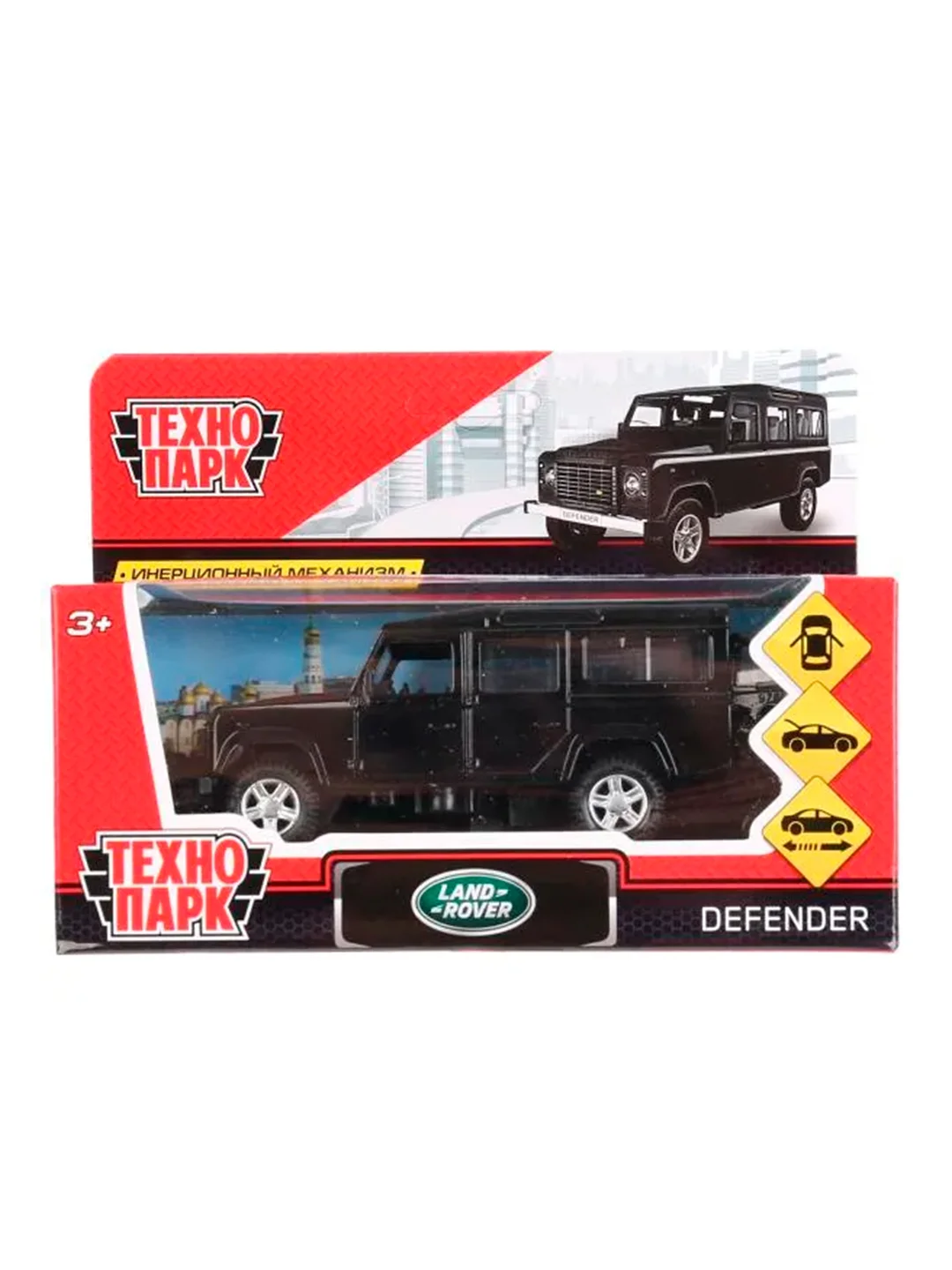 Металлическая машина ТехноПарк LAND ROVER DEFENDER, 12 см