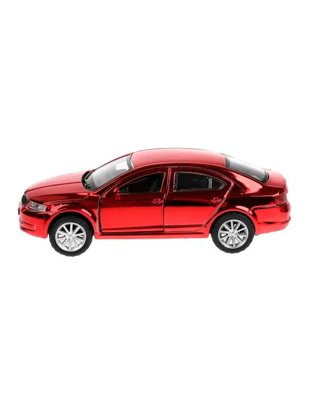 Металлическая модель ТехноПарк Skoda Octavia. Хром, 12 см