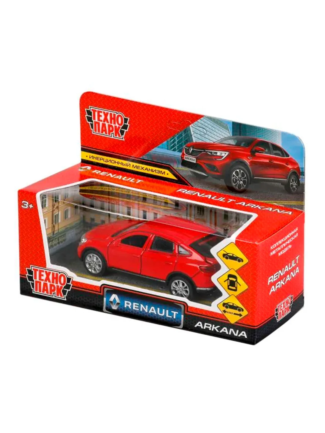 Металлическая модель ТехноПарк Renault Arkana, 12 см