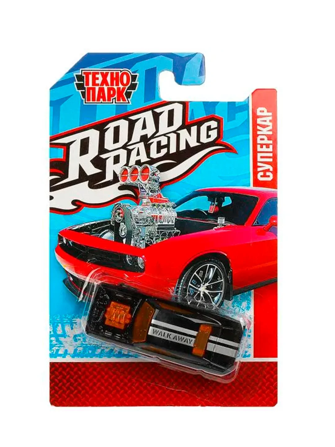 Металлическая модель ТехноПарк Road Racing. Суперкар, 7,5 см