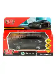 Инерционная металлическая модель ТехноПарк Skoda Octavia, 12 см