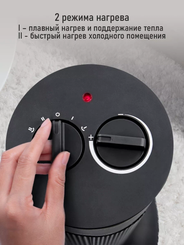 Тепловентилятор конвекционный OBSIDIAN BS-FH2057C черный