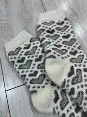 Серебряный носки шерстяные теплые вязаные, Новогодние, мужские и женские