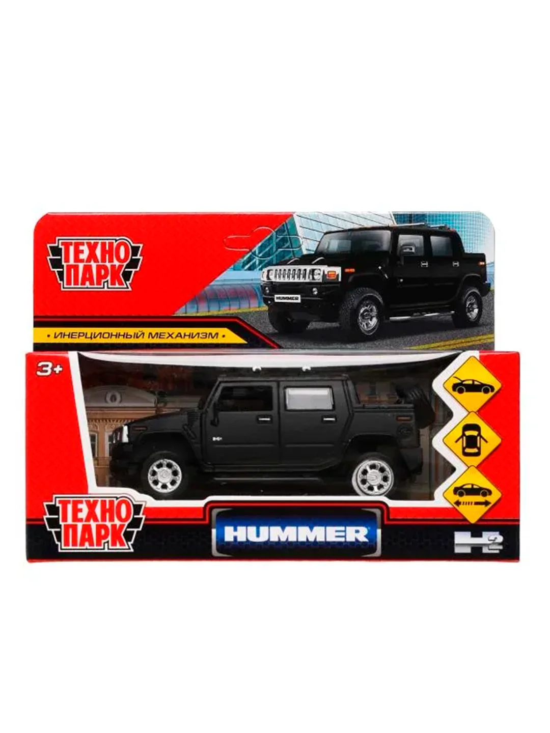 Металлическая модель ТехноПарк Hummer H2 Pickup, 12 см