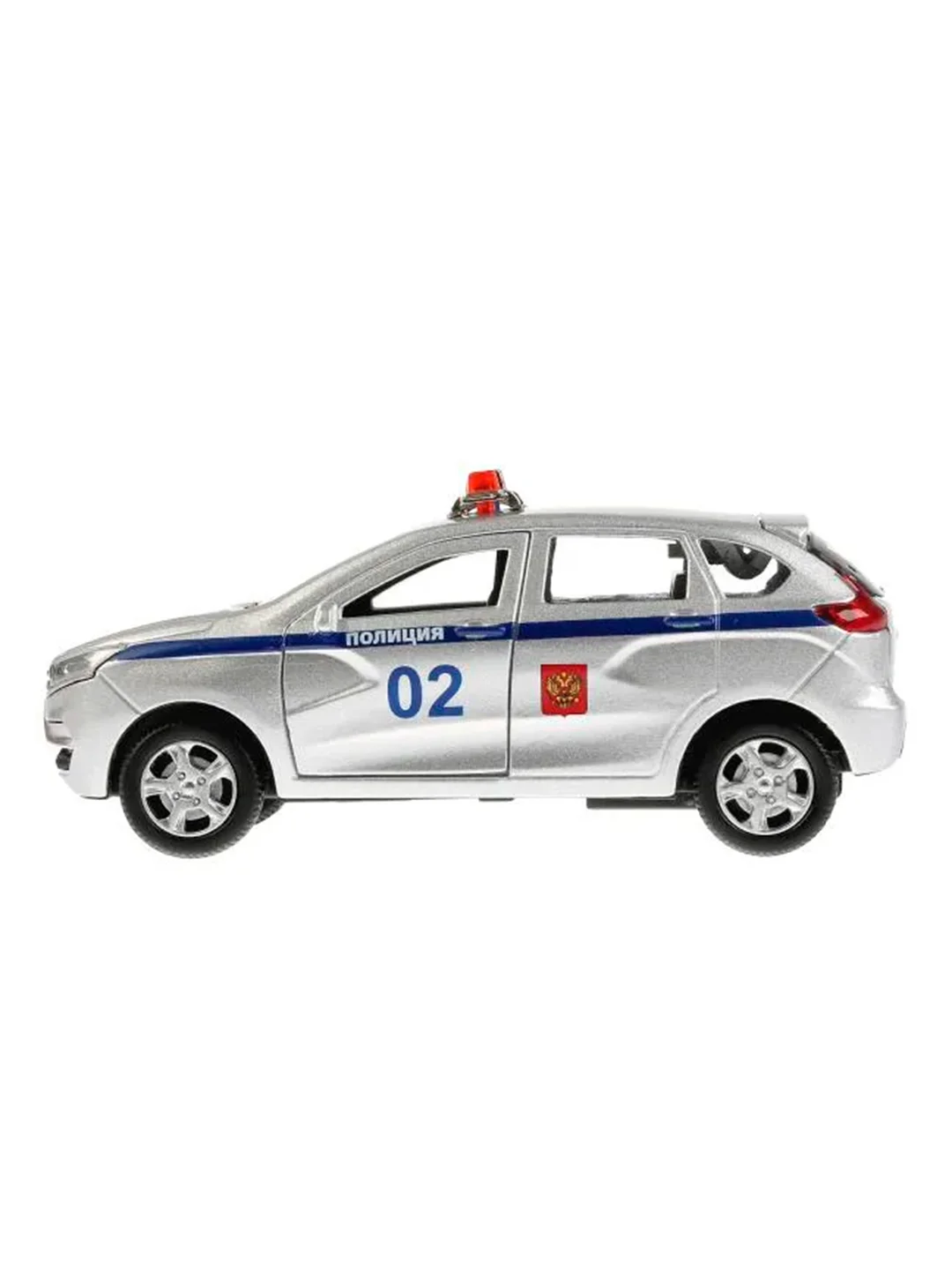 Металлическая модель Технопарк "LADA XRAY. Полиция", 12 см