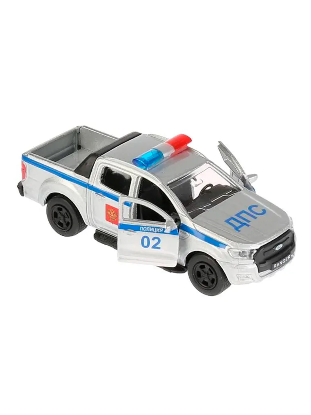 Машина ТехноПарк FORD Ranger Полиция, 12 см