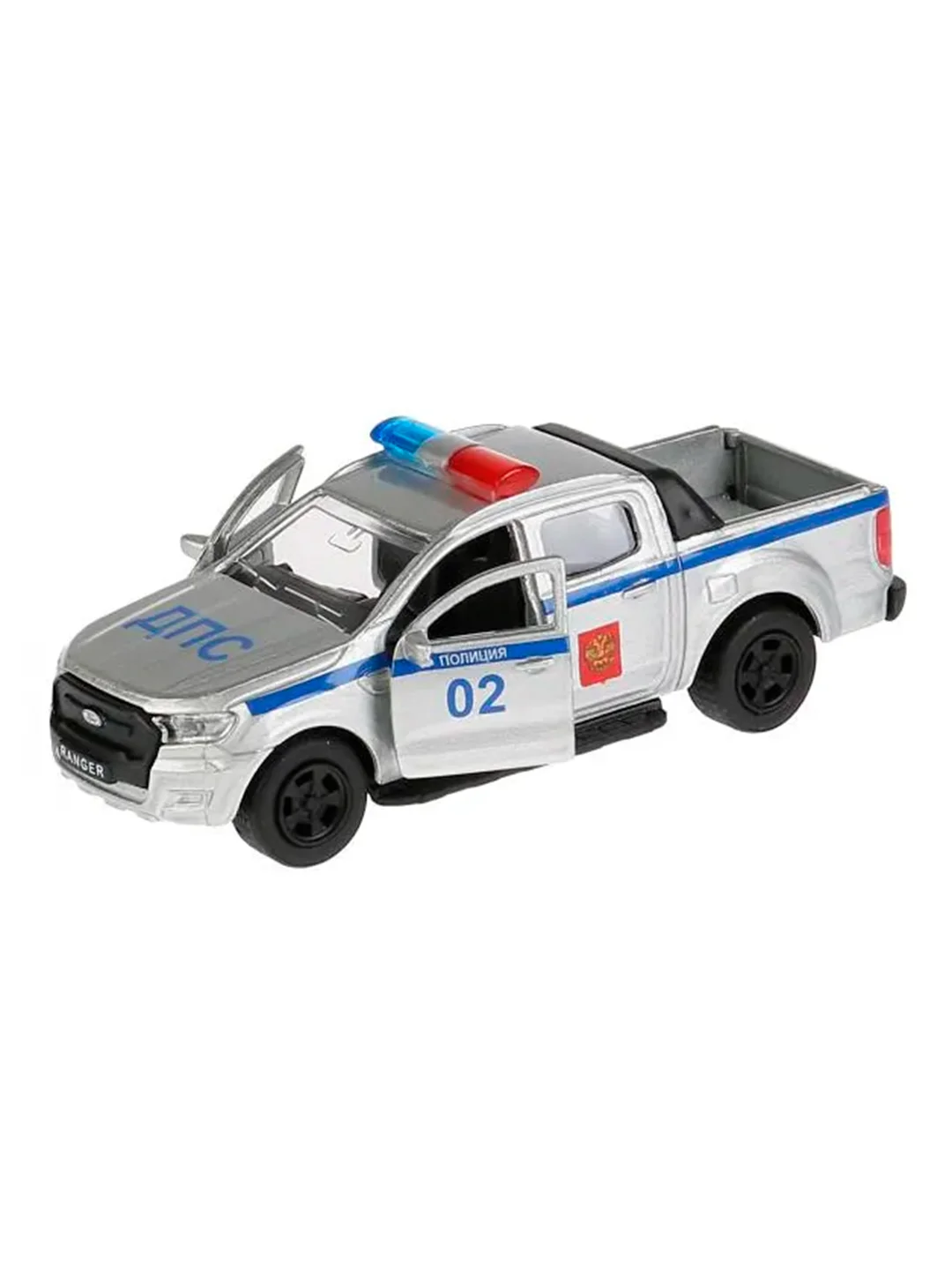 Машина ТехноПарк FORD Ranger Полиция, 12 см