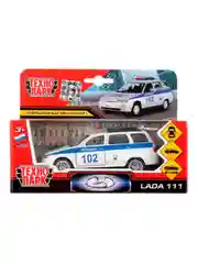Металлическая модель ТехноПарк Lada 111. Полиция, 12 см