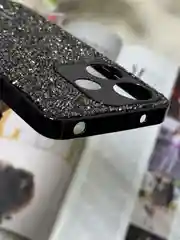 Черный чехол для Xiaomi Redmi 13,  стразы, редми 13