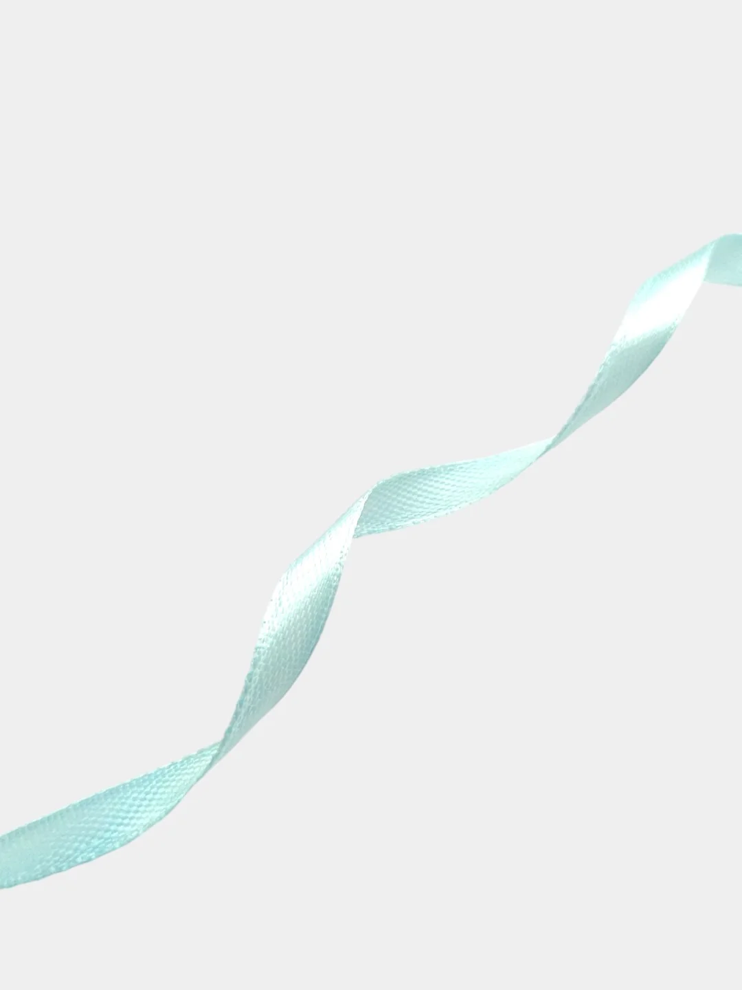 Ледяной лента атласная 6 мм, однотонная 5 м, 10 м