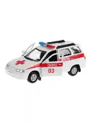 Машина ТехноПарк LADA 111 скорая, 12 см