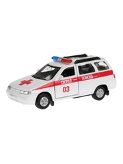 Машина ТехноПарк LADA 111 скорая, 12 см