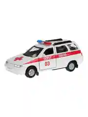 Машина ТехноПарк LADA 111 скорая, 12 см