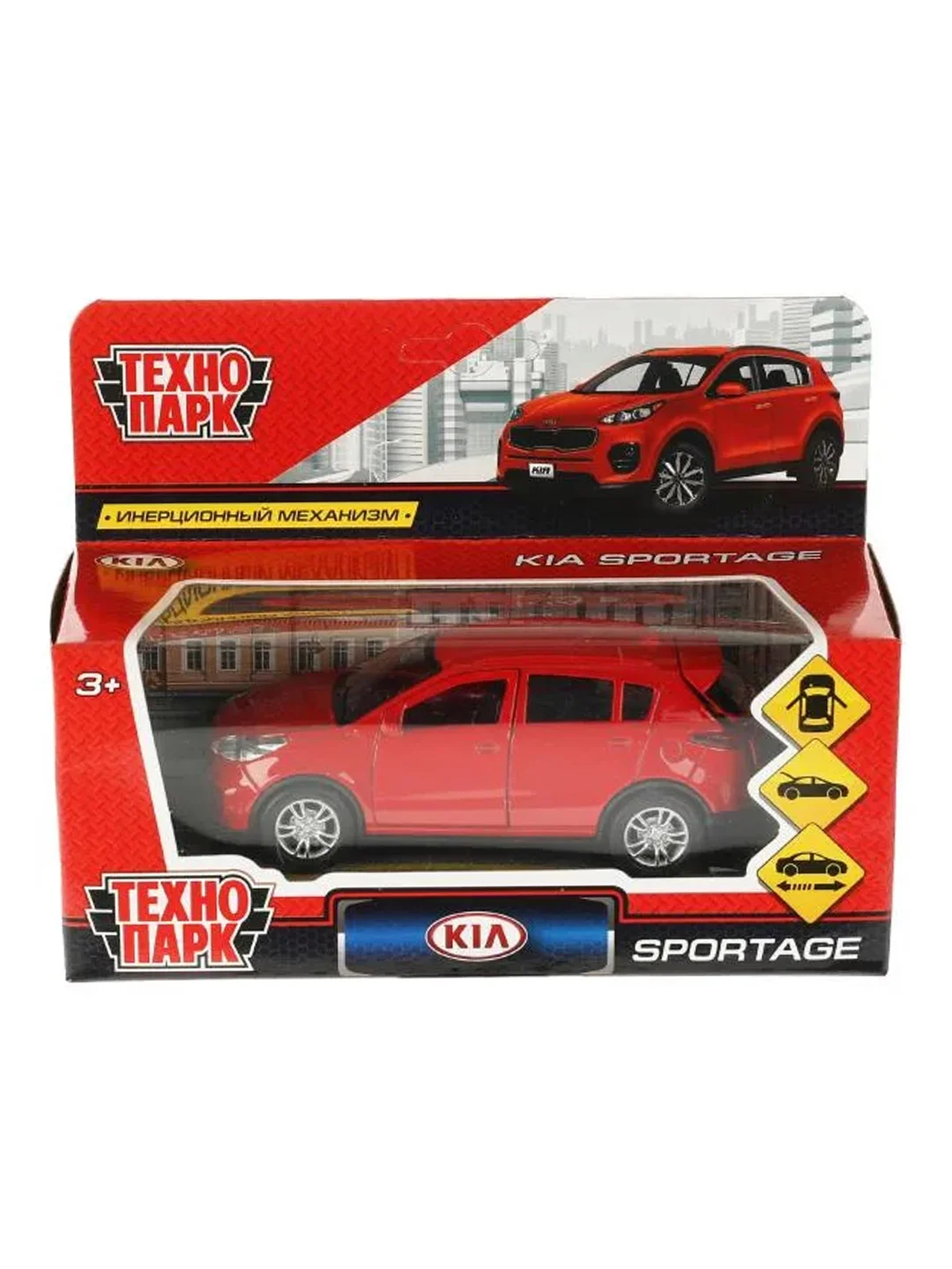Металлическая машина ТехноПарк KIA SPORTAGE, 12 см