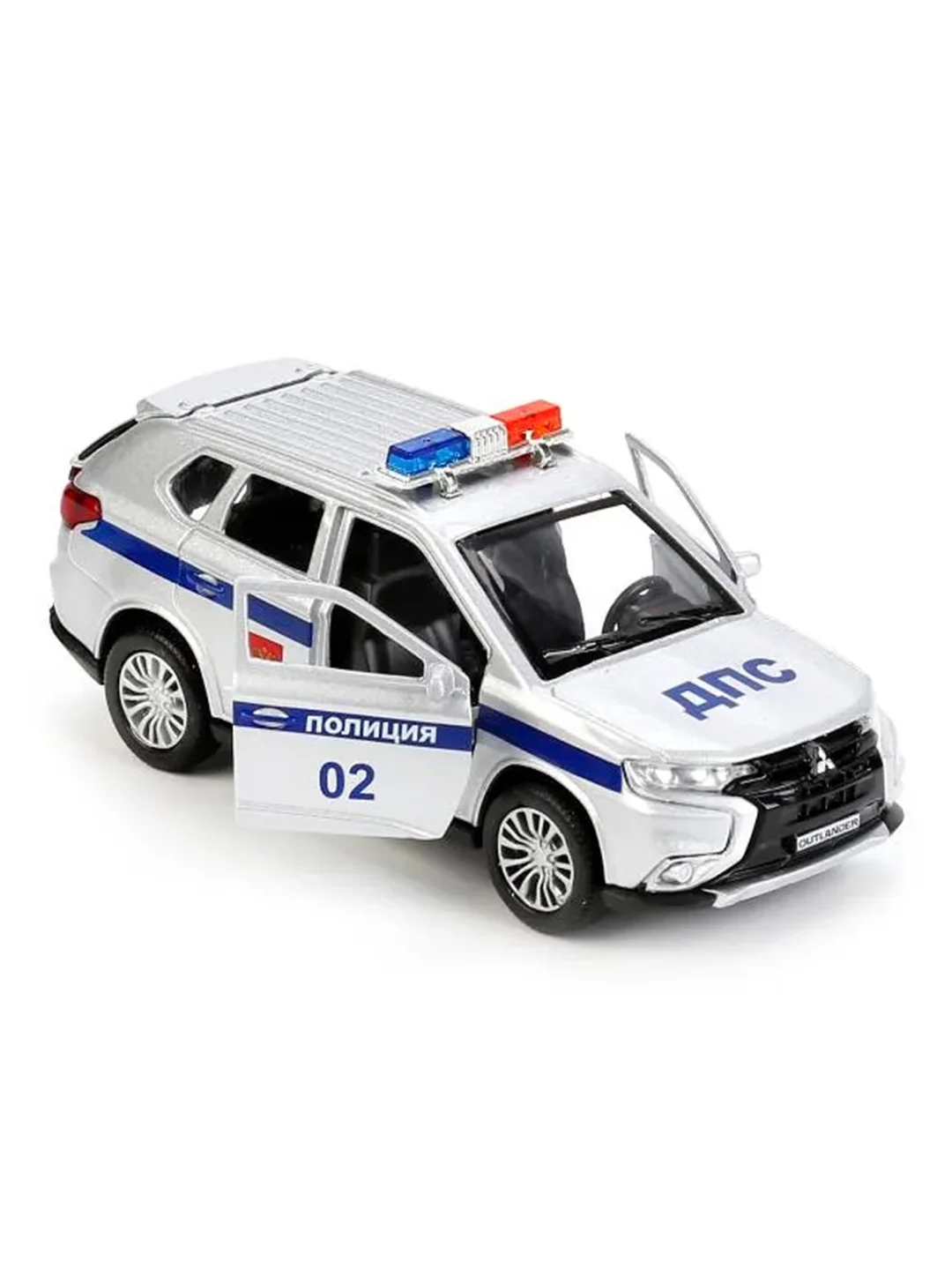 Игрушка Технопарк Машина металл MITSUBISHI OUTLANDER полиция" дл 12 см