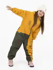 Горчичный комбинезон демисезонный для мальчика, для девочки Arctic kids, мембрана