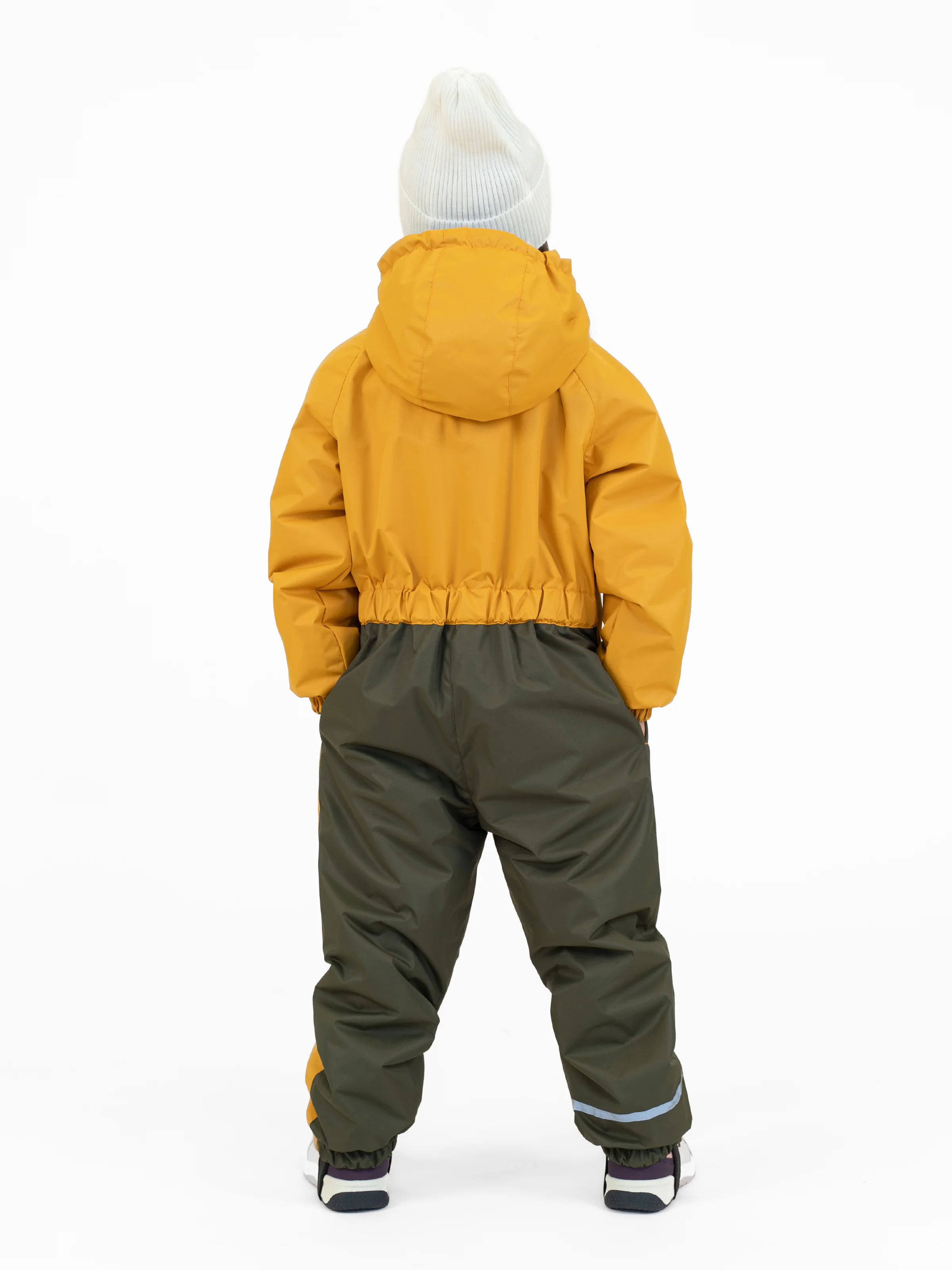 Горчичный комбинезон демисезонный для мальчика, для девочки Arctic kids, мембрана