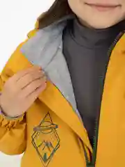 Горчичный комбинезон демисезонный для мальчика, для девочки Arctic kids, мембрана