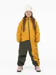Горчичный комбинезон демисезонный для мальчика, для девочки Arctic kids, мембрана