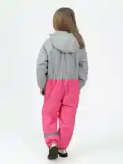 Розовый комбинезон демисезонный для мальчика, для девочки Arctic kids, мембрана