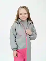 Розовый комбинезон демисезонный для мальчика, для девочки Arctic kids, мембрана