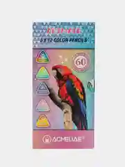 Цветные карандаши Artmate 5в1 мягкие 60 цветов
