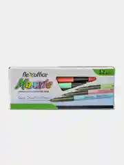 Ручки шариковые масляные синие 0,5мм Maxxie ассорти 12 шт
